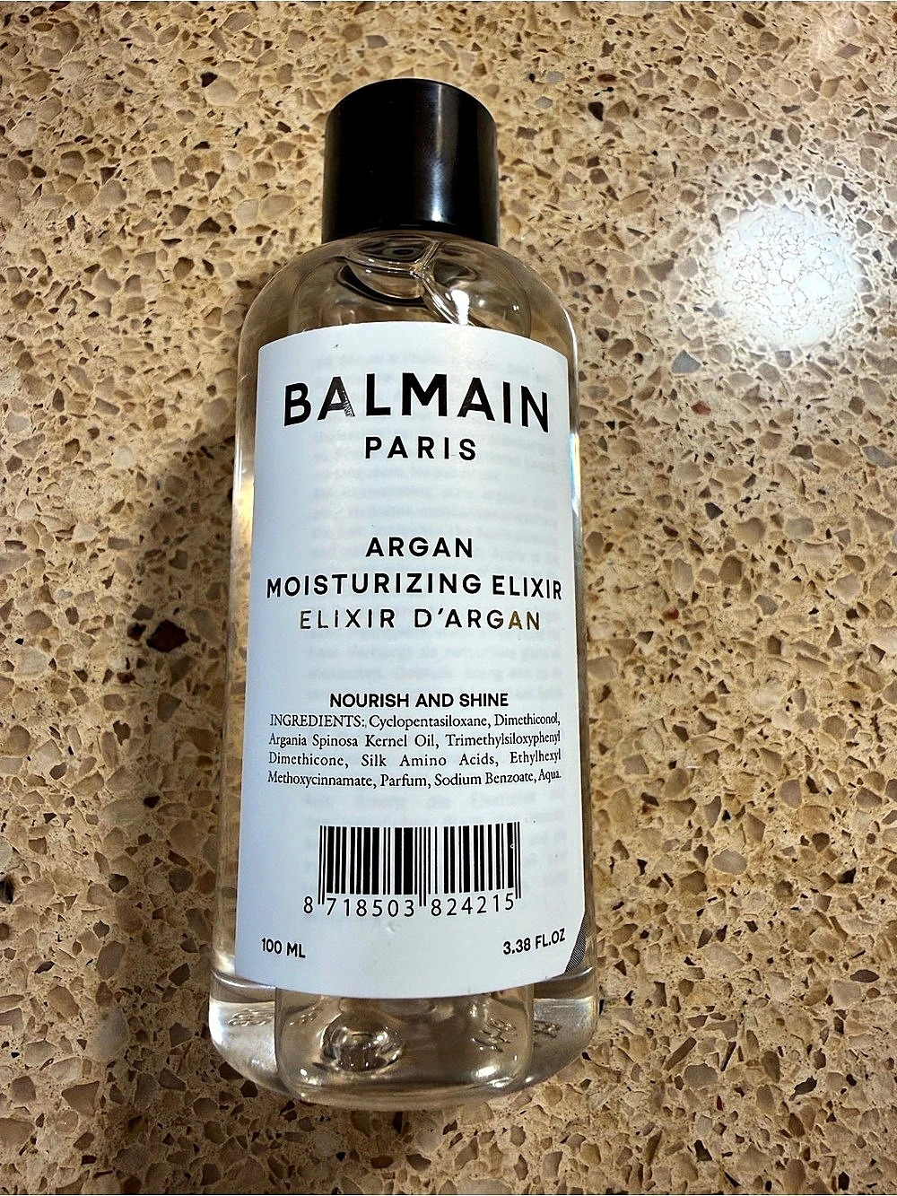 Balmain Argan Moisturizing Elixir 100 mL NWT